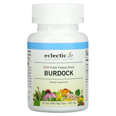 Корінь лопуха Eclectic Institute (Burdock) 500 мг 90 капсул