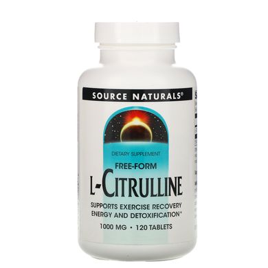 Л-Цитрулін Source Naturals (L-Citrulline) 1000 мг 120 таблеток