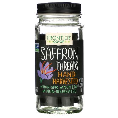 Шафран нитки Frontier Natural Products (Saffron) 1 г