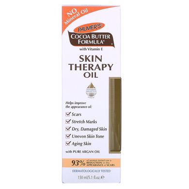 Терапевтична олія для шкіри какао з вітаміном Е Palmer's (Cocoa Butter Formula with Vitamin E Skin Therapy Oil) 150 мл