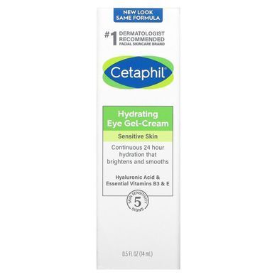 Зволожуючий крем-гель для повік з гіалуроновою кислотою Cetaphil (Hydrating Eye Gel-Cream with Hyaluronic Acid) 14 мл