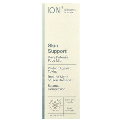 ION Intelligence of Nature, Skin Support, спрей для лица для ежедневной защиты, для всех типов кожи, 100 мл (3,4 жидк. унции) купить в Киеве и Украине