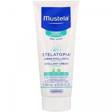 Stelatopia, cream soothing, for very dry baby skin, Mustela, 6.76 fl. oz. (200 ml)