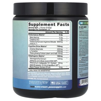Перед тренировкой без стимуляторов, черничный лимонад, Dr. Jekyll Signature, Stimulant-Free Pre-Workout, Blueberry Lemonade, ProSupps, 243 г купить в Киеве и Украине