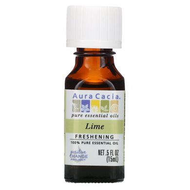 Ефірна олія лайма Aura Cacia (Oil Lime) 15 мл