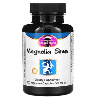 Магнолія Dragon Herbs (Magnolia Sinus) 500 мг 100 капсул