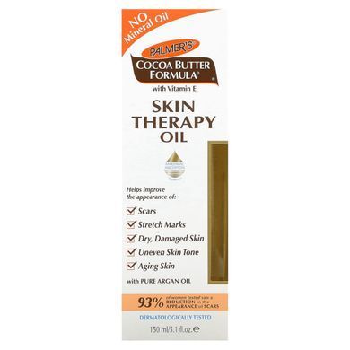 Терапевтическое масло для кожи какао с витамином Е Palmer's (Cocoa Butter Formula with Vitamin E Skin Therapy Oil) 150 мл купить в Киеве и Украине