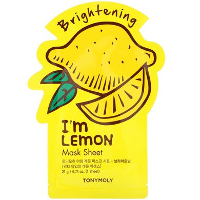 Осветляющая маска, Tony Moly, 1 лист, 0,74 унции (21 г) купить в Киеве и Украине
