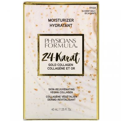 Коллагеновый увлажняющий крем с золотом 24 карата, 24-Karat Gold Collagen Moisturizer, Physicians Formula, 40 мл купить в Киеве и Украине