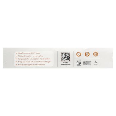 Full Circle Compostable Zipper Bags 1 Gallon 25 Bags