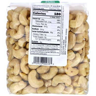 Сырые кешью Bergin Fruit and Nut Company (Cashew) 453.6 г купить в Киеве и Украине