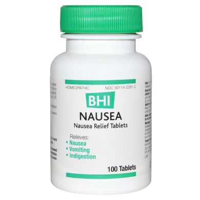 MediNatura, BHI, Nausea Relief Tablets , 100 Tablets