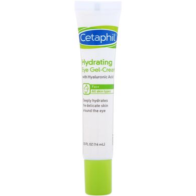 Зволожуючий крем-гель для повік з гіалуроновою кислотою Cetaphil (Hydrating Eye Gel-Cream with Hyaluronic Acid) 14 мл