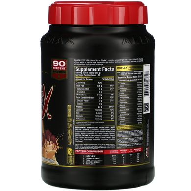 Ізолят сироваткового протеїну ALLMAX Nutrition (Isoflex) 907 г зі смаком шоколадно-арахісового масла