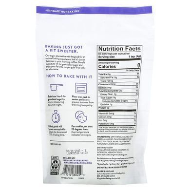 King Arthur Flour, Альтернативный сахар для выпечки, 12 унций (340 г) купить в Киеве и Украине