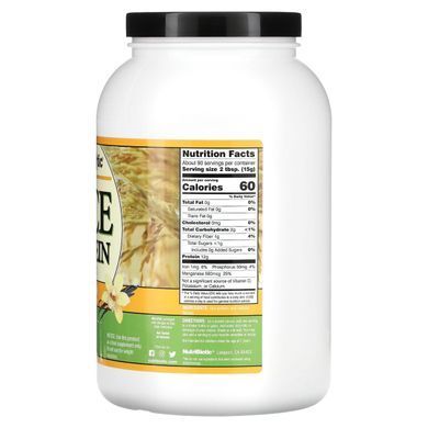 Rice Protein Vanilla NutriBiotic (Raw Rice Protein) 1.36 kg