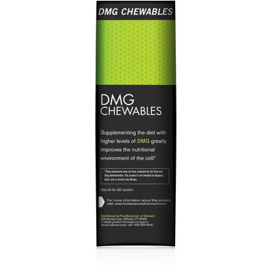 Жувальні таблетки DMG, DMG Chewables, FoodScience, 500 мг, 60 жувальних таблеток