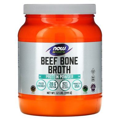 Яловичий кістковий бульйон Now Foods (Beef Bone Broth) 544 г