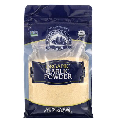 Органічний порошок часнику, Organic Garlic Powder, Drogheria & Alimentari, 769 г