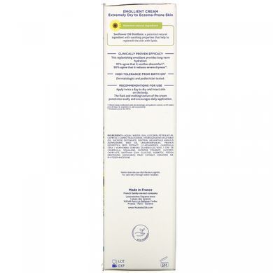 Пом'якшувальний крем з соняшником, без ароматизаторів, Stelatopia, Emollient Cream with Sunflower, Fragrance Free, Mustela, 200 мл