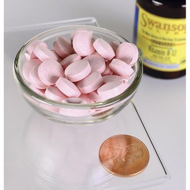 Vitamin B12 & Folic Acid, Vitamin B-12 with Folic Acid, Swanson, 60 tablets
