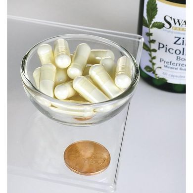 Пиколинат цинка предпочтительная форма тела, Zinc Picolinate Body Preferred Form, Swanson, 60 капсул купить в Киеве и Украине