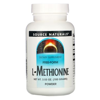 L-Метіонін Source Naturals (L-Methionine) 1500 мг 100 г
