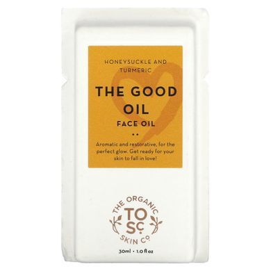 The Organic Skin Co., The Good Oil, Face Oil, Honeysuckle and Turmeric, 1 fl oz (30 ml) купить в Киеве и Украине