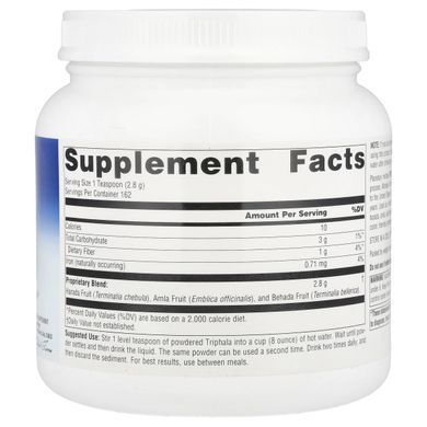 Triphala Powder Planetary Herbals (Triphala) 16 oz