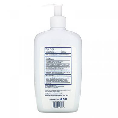 Дезинфікуючий засіб для рук з алое, без ароматизаторів, Hand Sanitizer with Aloe, Fragrance Free, Kiss My Face, 502 мл