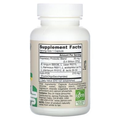 Пробиотики дофилус + ФОС Jarrow Formulas 100 капсул купить в Киеве и Украине