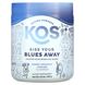 KOS, Kiss Your Blues Away, успокаивающая смесь голубой спирулины, охладитель ягод и кокоса, 9,4 унции (267 г) фото