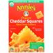 Крекеры с чеддером квадратные запеченные Annie's Homegrown (Snack Crackers) 213 г фото
