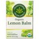 Органическая мелисса Traditional Medicinals (Organic Lemon Balm) 1500 мг 16 пакетиков фото