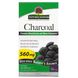 Charcoal, Активоване очищене вугілля, Nature's Answer, 560 мг, 90 рослинних капсул фото