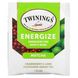 Енергетичний трав'яний чай, маття, журавлина і лайм, Twinings, 18 чайних пакетиків, 1,27 унції (36 г) фото
