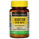 Біотин, Biotin, Mason Natural, 800 мкг, 60 таблеток фото
