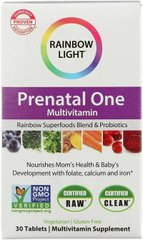 Мультивітаміни для вагітних Rainbow Light (Prenatal One) 30 таблеток