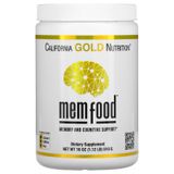 Описание товара: Витамины для поддержки памяти и когнитивных функций California Gold Nutrition (MEM Food Memory and Cognitive Support) 510 г