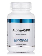 Холін для мозку та пам'яті Douglas Laboratories (Alpha-GPC) 60 вегетаріанських капсул