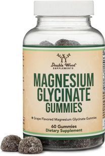 Магний глицинат Double Wood (Magnesium Glycinate Gummies) 60 жевательных конфет купить в Киеве и Украине
