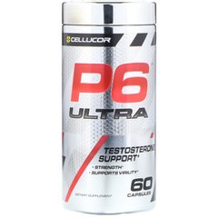 P6 Ultra, добавка тестостерону, Cellucor, 60 капсул
