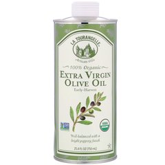 100% органическое оливковое масло экстра вирджин, La Tourangelle, 25,4 жидк. унции (750 мл) купить в Киеве и Украине