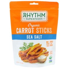 Органічні морквяні палички, морська сіль, Rhythm Superfoods, 1,4 унції (40 г)