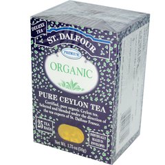 Органический цейлонский чай, St. Dalfour, 25 пакетиков, 1,75 унции (50 г) купить в Киеве и Украине