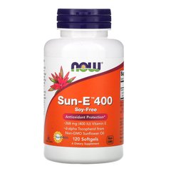 Вітамін Е Now Foods (Sun-E) 400 МО 120 капcул