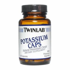 Калій Twinlab (Potassium Caps) 90 капсул