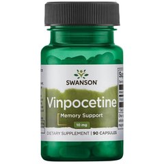 Вінпоцетин, Vinpocetine, Swanson, 10 мг, 90 капсул