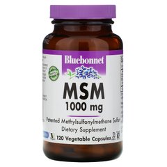 МСМ Bluebonnet Nutrition (MSM) 1000 мг 120 капсул купить в Киеве и Украине