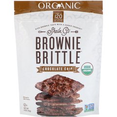 Органічне печиво Brownie Brittle, шоколадні чіпси, Sheila G's, 5 унц (142 г)